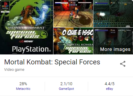 Mortal Kombat: Special Forces - Metacritic