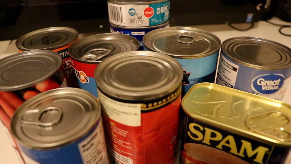 Cans for Fall Food Drive