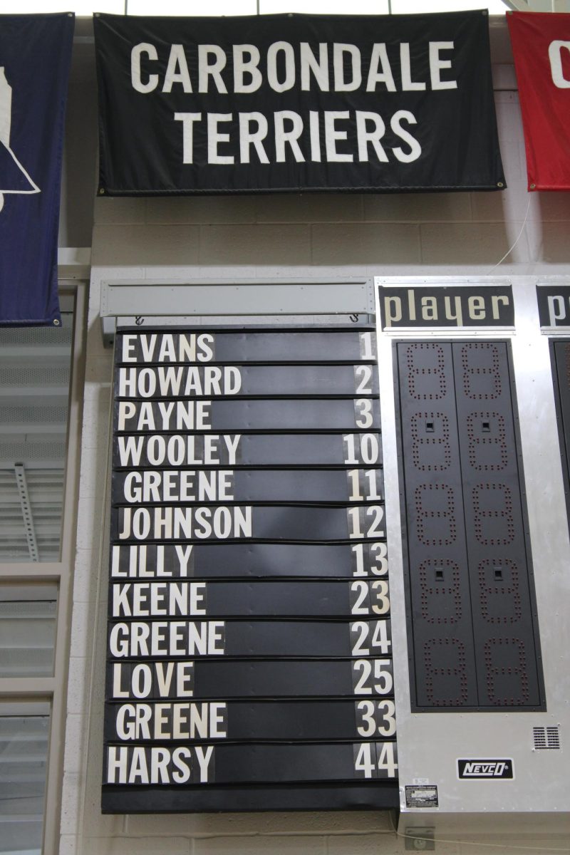 Senior Terriers Names on Scoreboard 