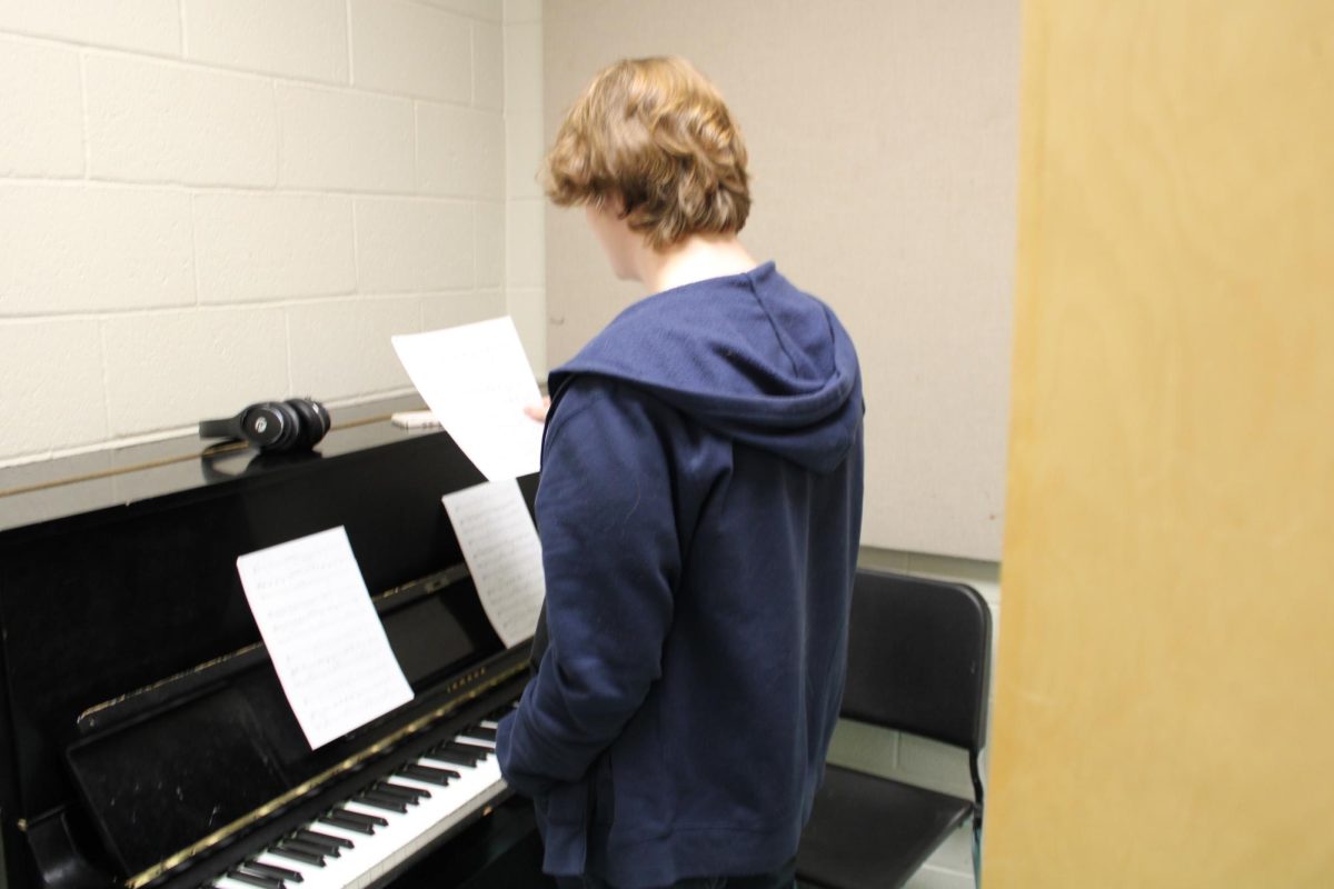 Students preparing for Solo and Ensemble on Saturday, March 8th. 
2/4