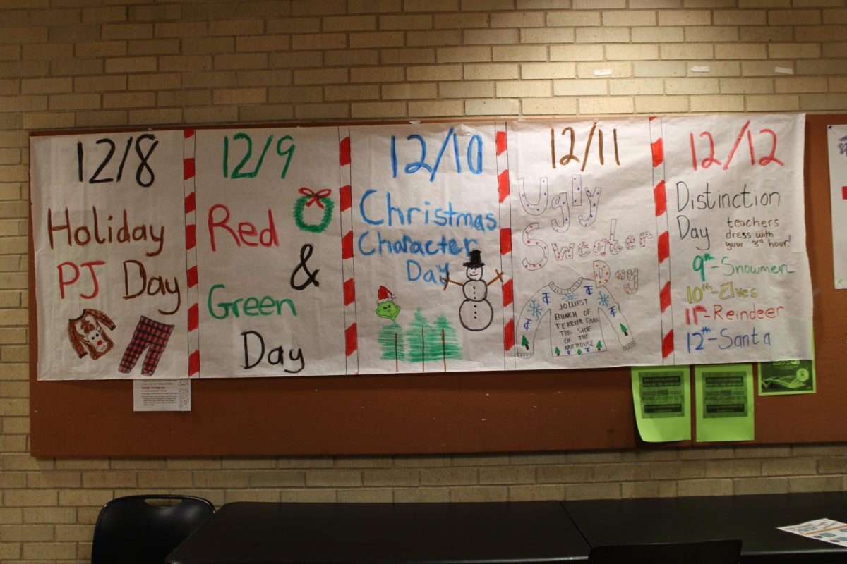 The spirit week dress up themes.