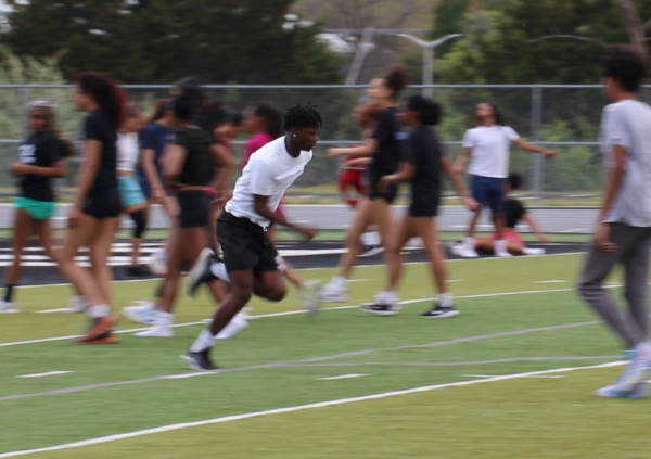 Javion Oliver Beats CCHS' Long Jump Record